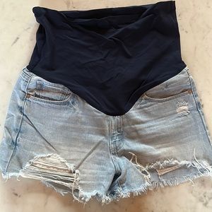 Pink Blush Maternity Denim Shorts